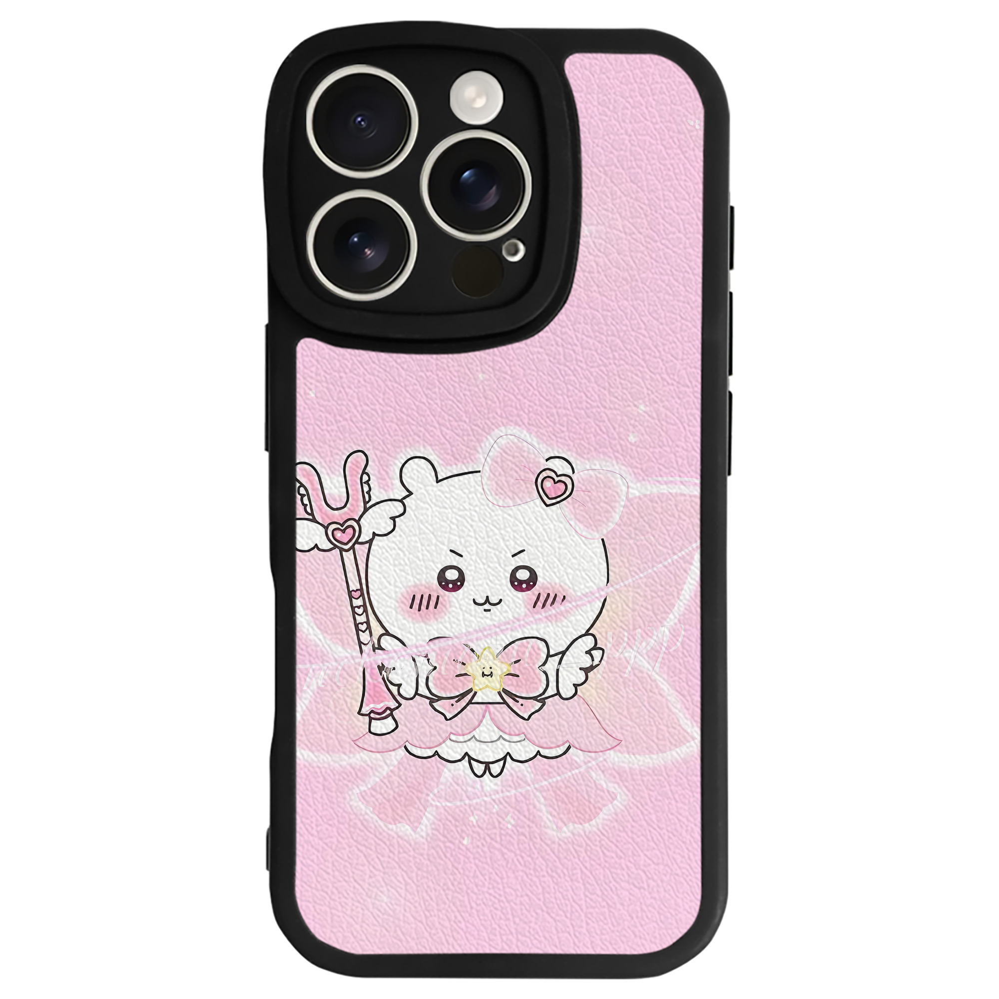 （画像用） ちいかわ Chii-kawa 【iPhone 16シリーズ対応】シリコンスマホケース（レザー調） 材質：シリコン